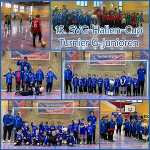 15. SVG-Hallen-Cup - Turniersiegerbesieger werden bei G-Junioren Zweiter