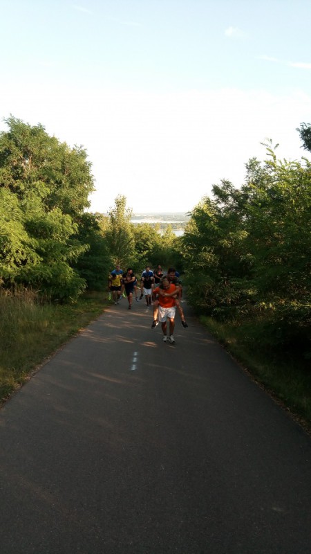 Trainingseinheit Nummer 3 am Geiseltalsee