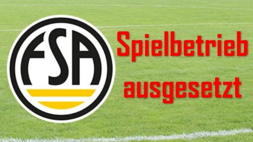 FSA setzt den Spielbetrieb aus