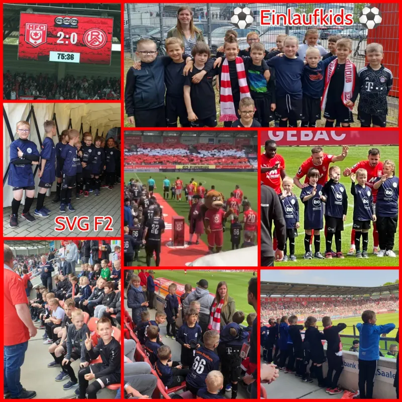 F2 als Einlaufkids beim HFC