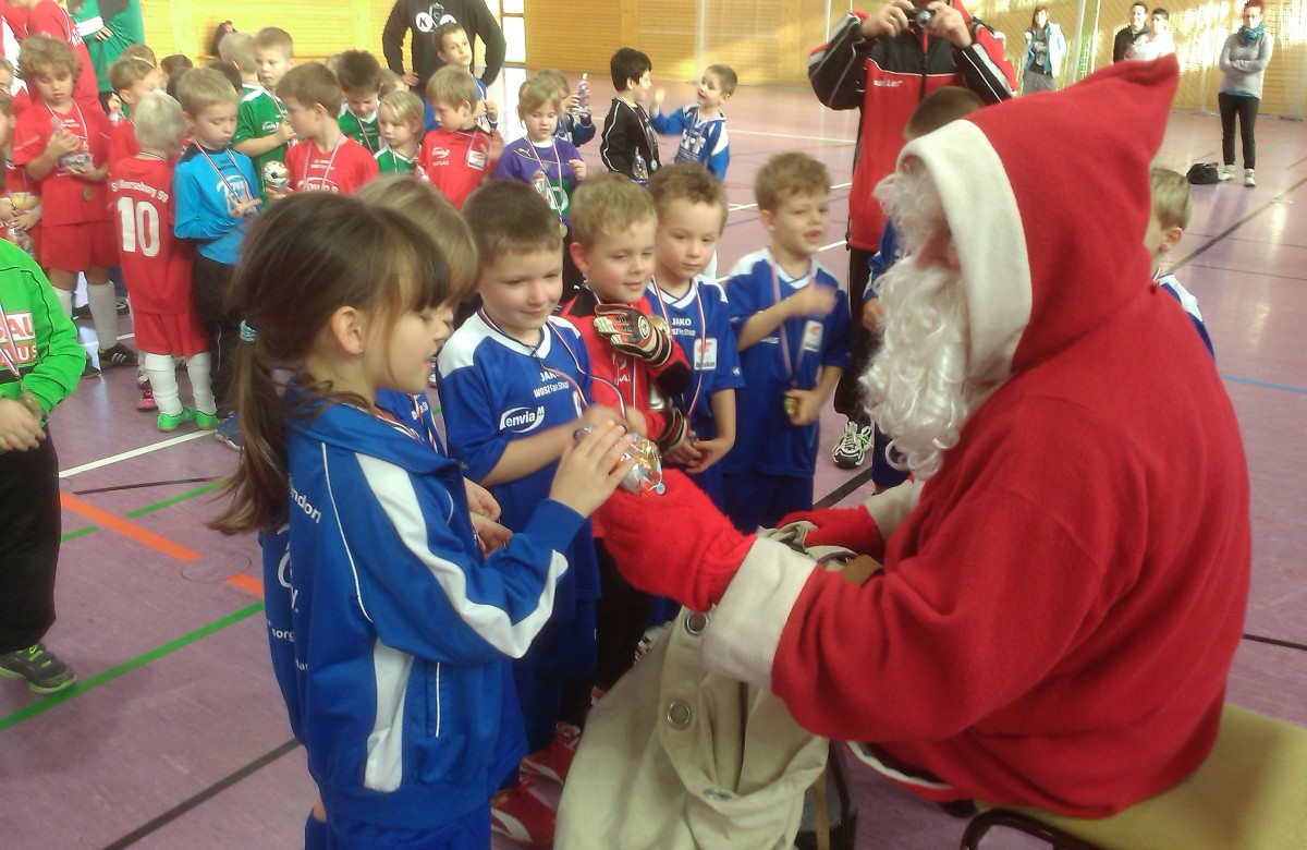Viel Spielfreude beim SVG-Bambiniweihnachtsturnier