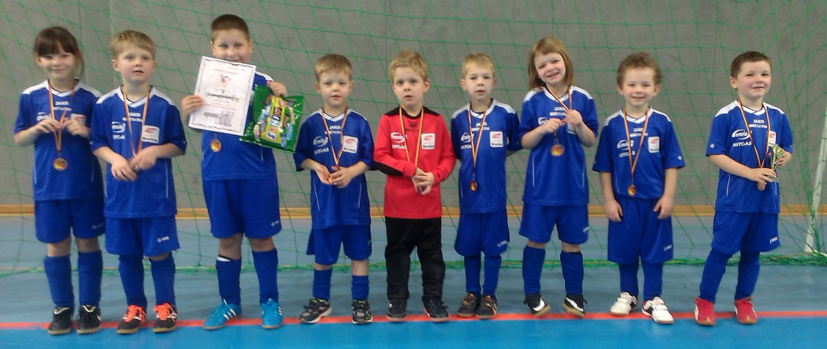 Bambini erreichen beim Spergauer Hallenturnier Platz 3
