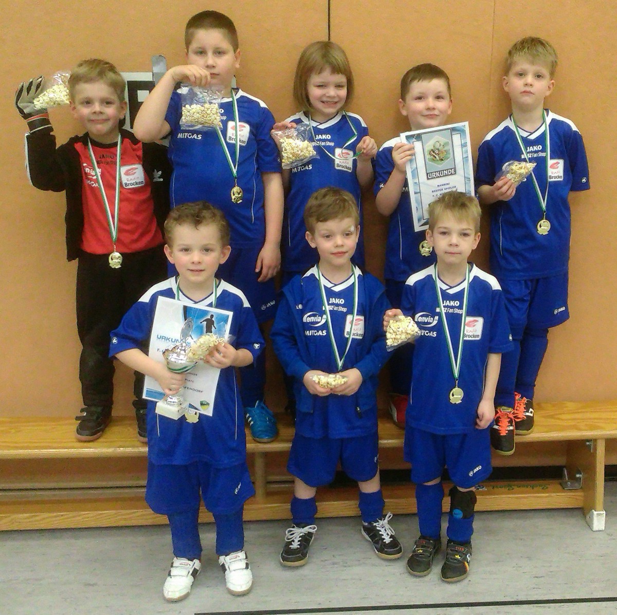 Bambini beim Braunsbedraer Hallenturnier dabei