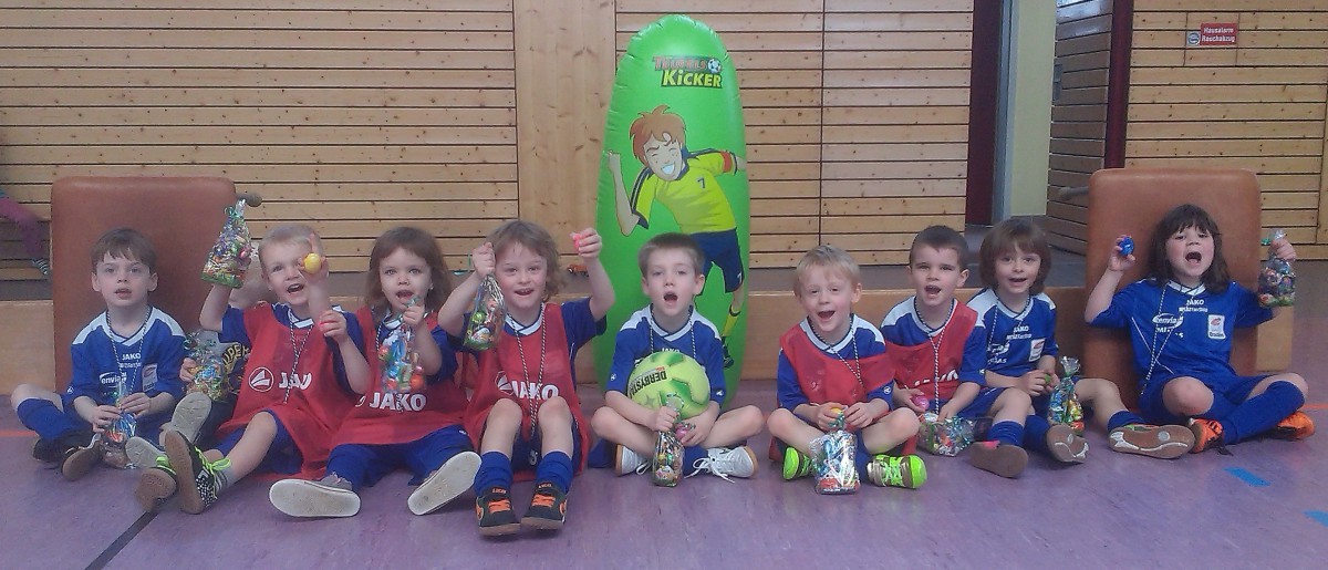 Ostertrainingsspiel der Mini-Bambini