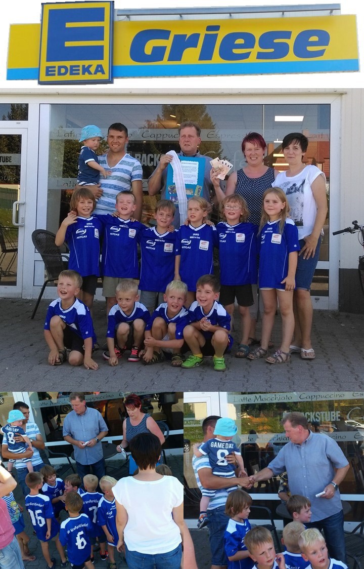 EDEKA-Kunden spenden Pfandbons für SVG-Fußballnachwuchs