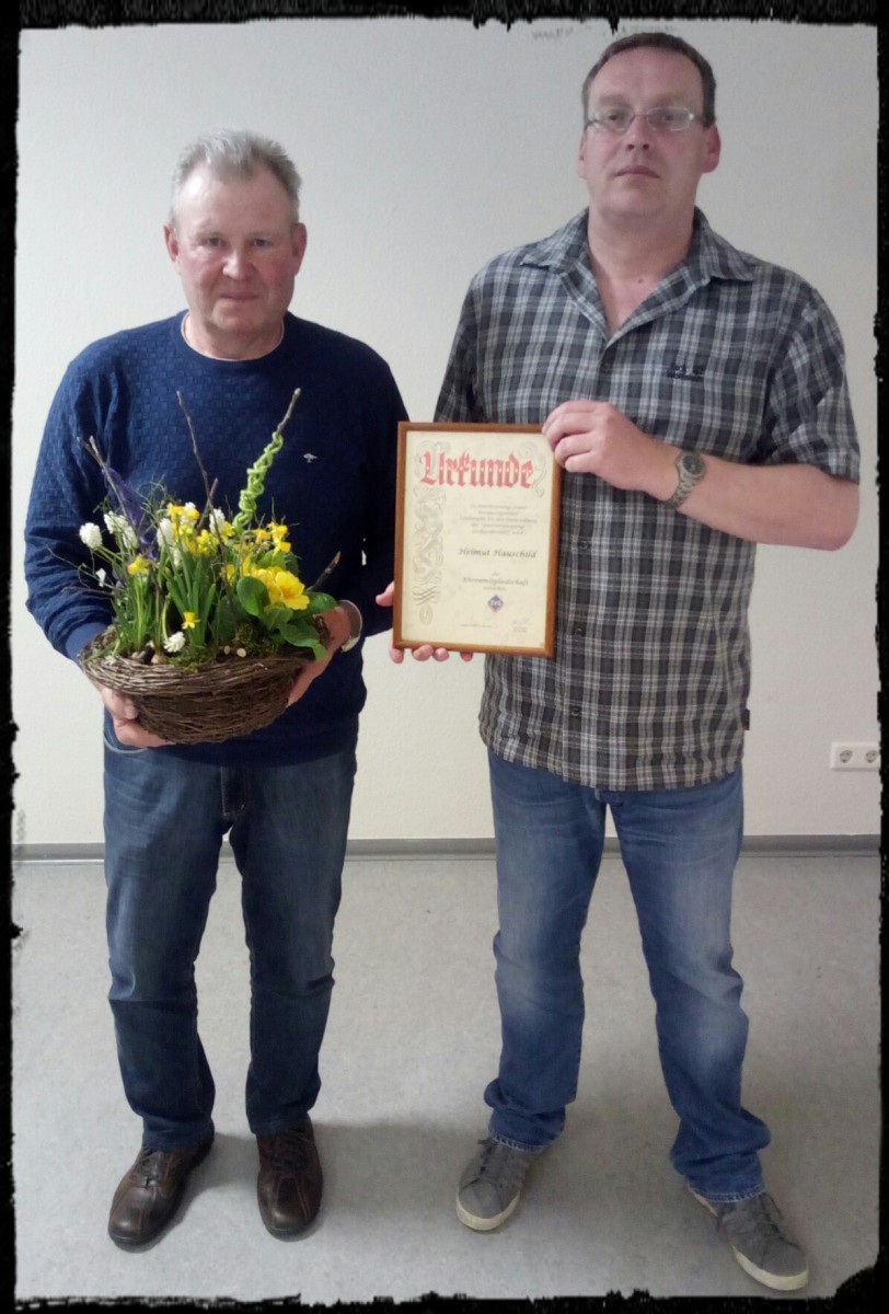 1. Ehrenmitglied der Sportvereinigung Großgräfendorf ernannt