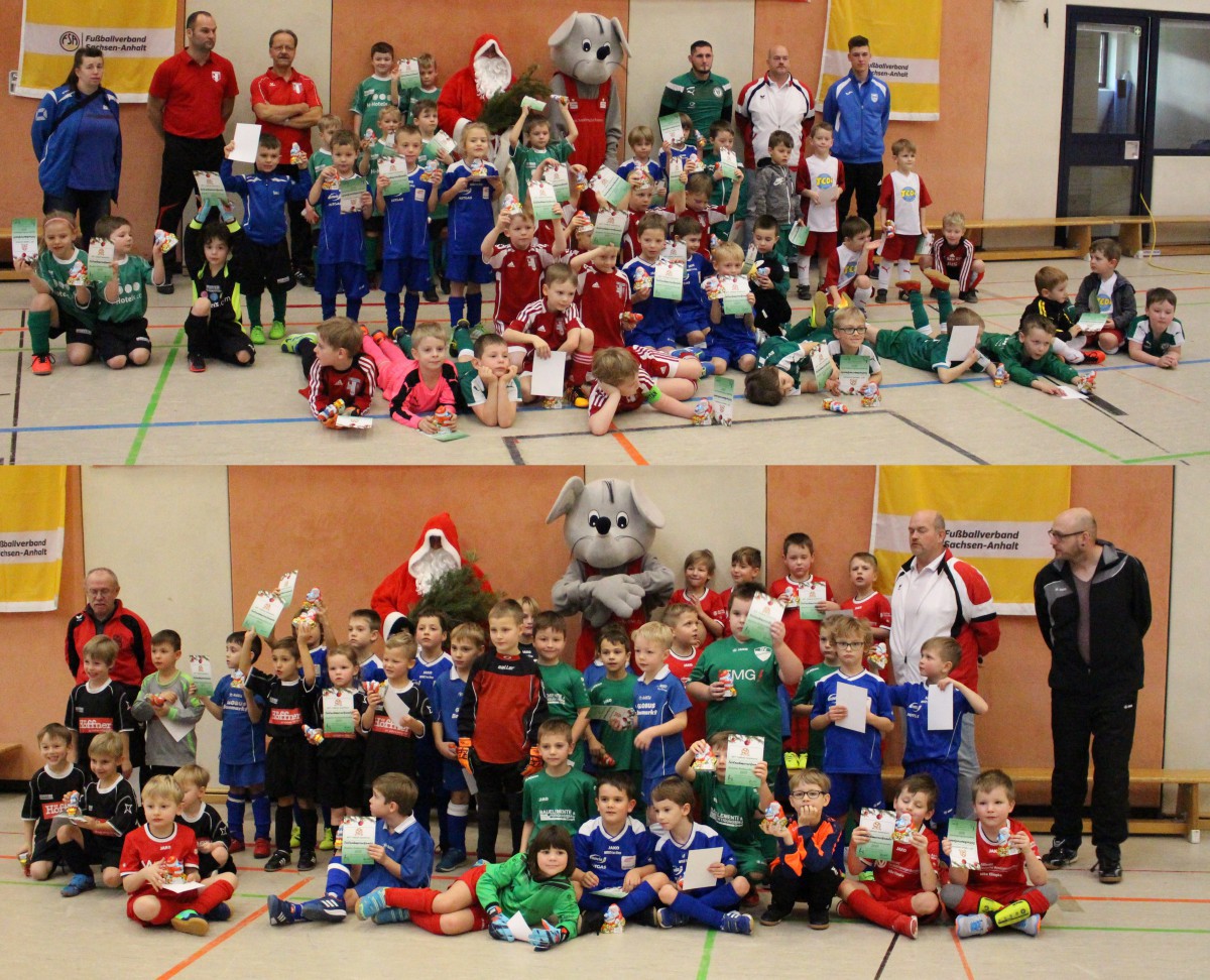 Bambini Weihnachtsturnier des KFV Fußball Saalekreis