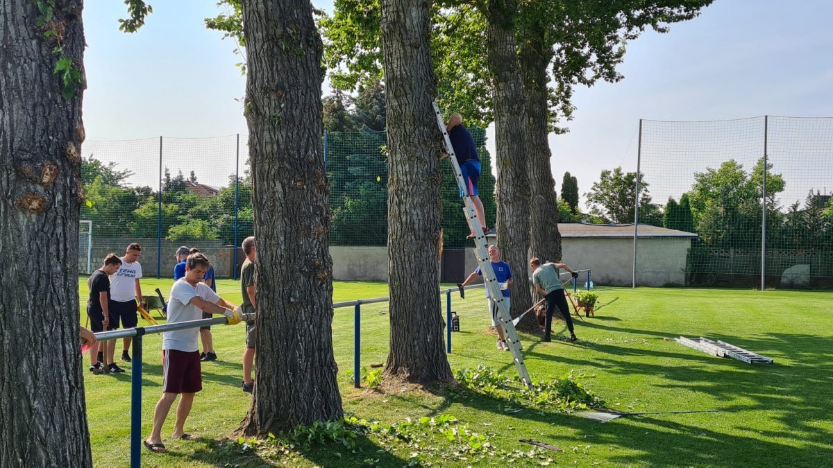 Umfangreiche Sanierungsmaßnahmen auf dem Großgräfendorfer Sportgelände