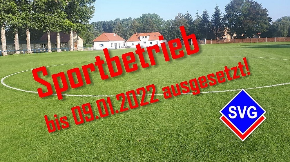 Gesamter Sportbetrieb unseres Vereins ausgesetzt