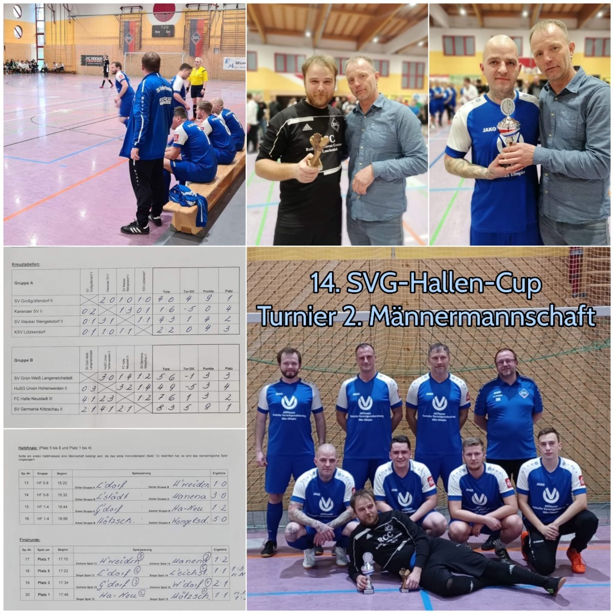 Zum 3. Mal Germania - Kötzschau gewinnt das Turnier der 2. Männermannschaft