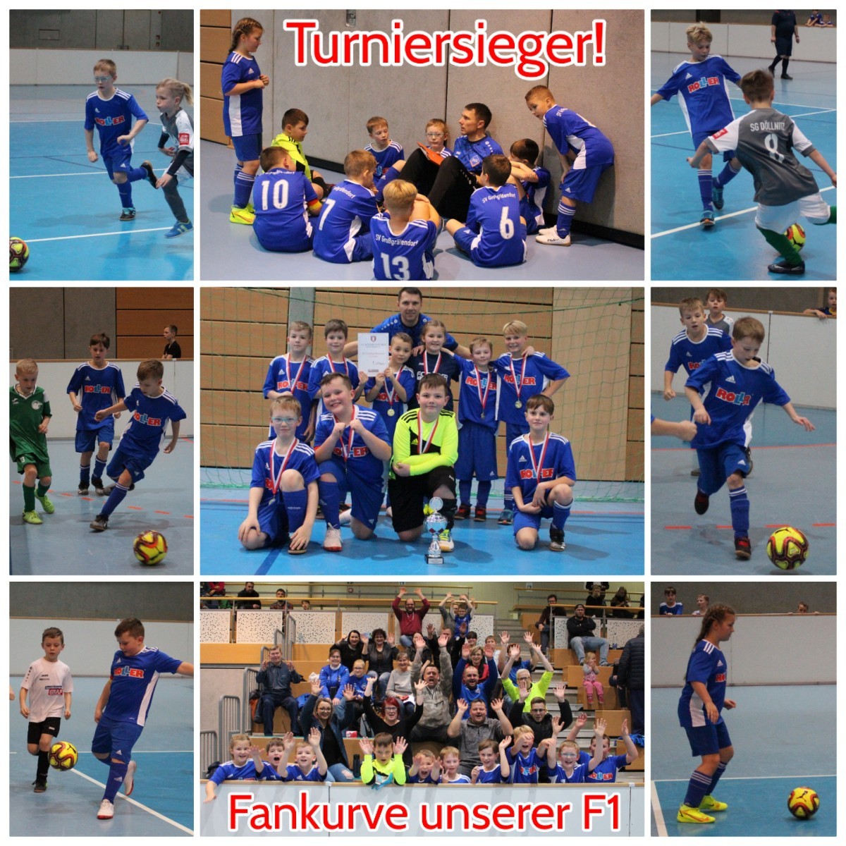 Frenetischer Jubel - F1 mit Glück und Geschick Turniersieger in Spergau