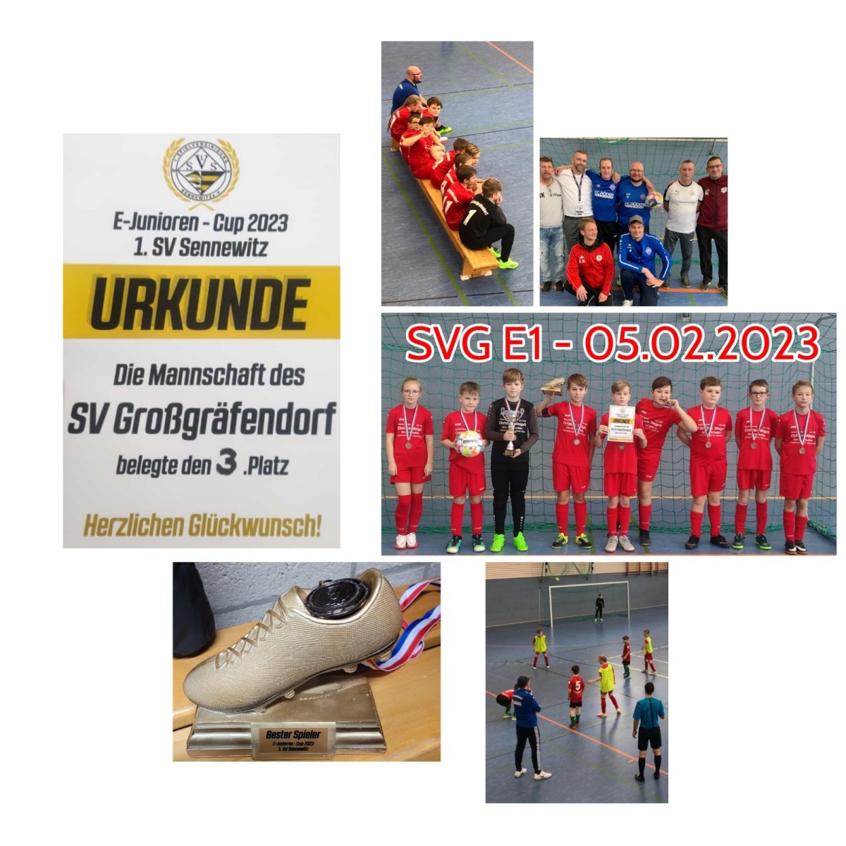 Platz 3 - E1 mit guter Turnierleistung in Wettin