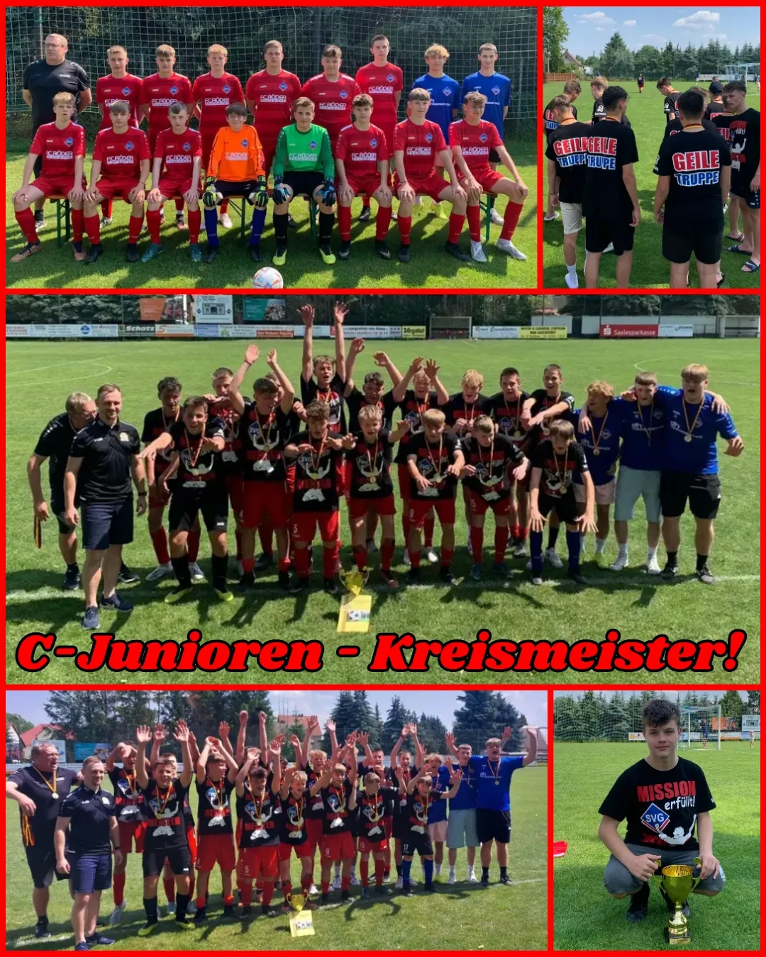 C-Junioren sind Kreismeister - Eine Meisterschaft für die Goethestadt!