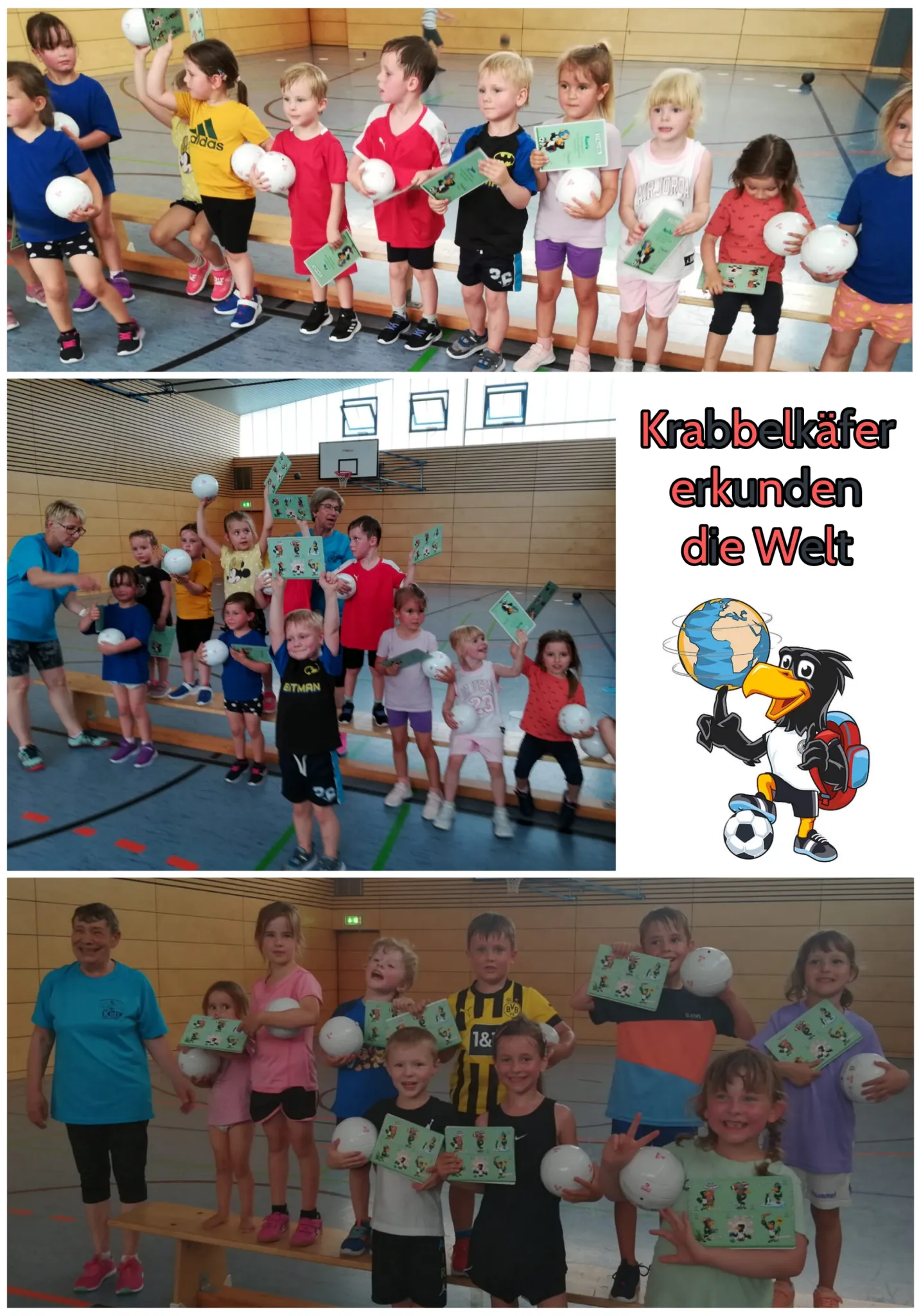 Kindersportgruppen absolvieren das Kinderbewegungsabzeichen