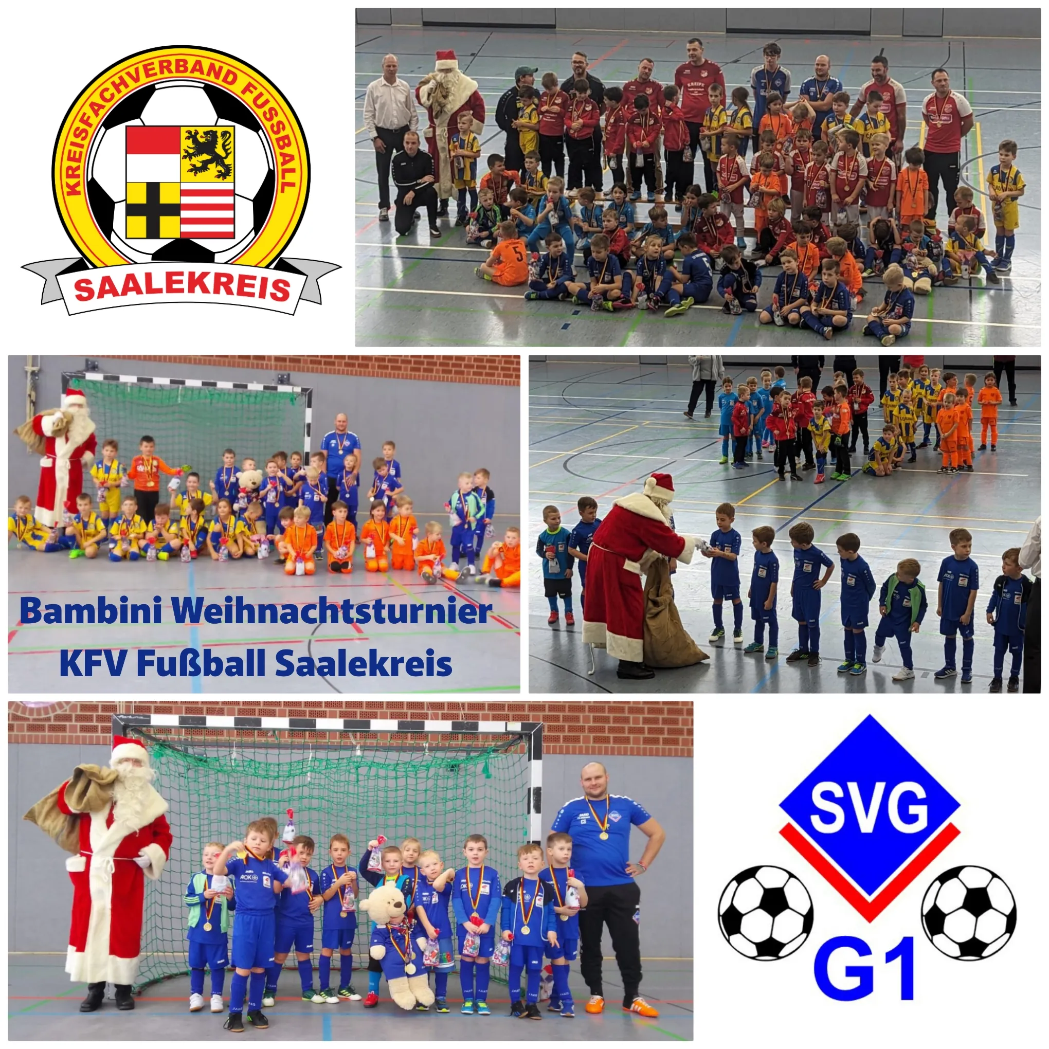 Spielspaß beim Bambini Weihnachtsturnier des KFV Fußball Saalekreis