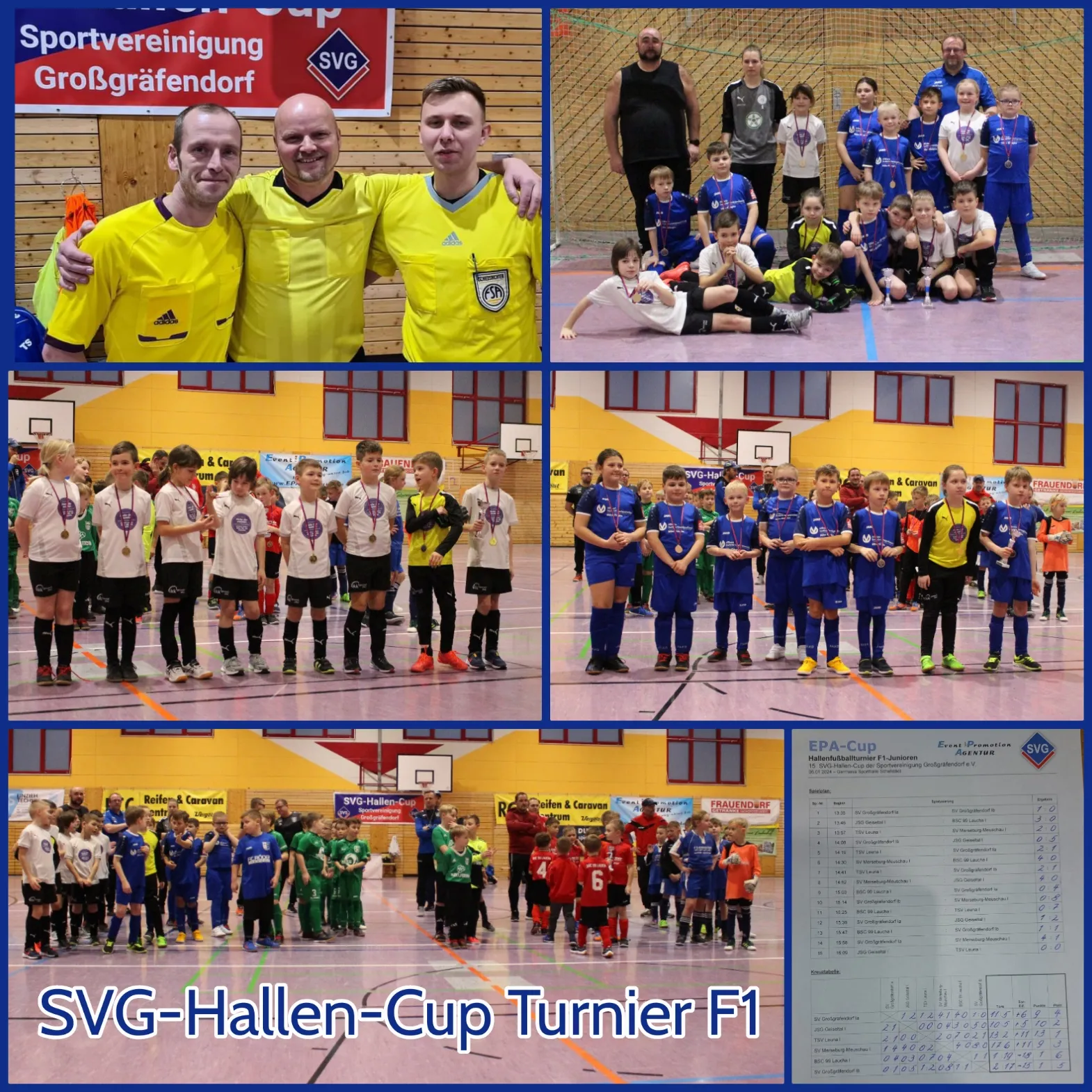 15. SVG-Hallen-Cup – Torreiches F1-Turnier am Samstagvormittag