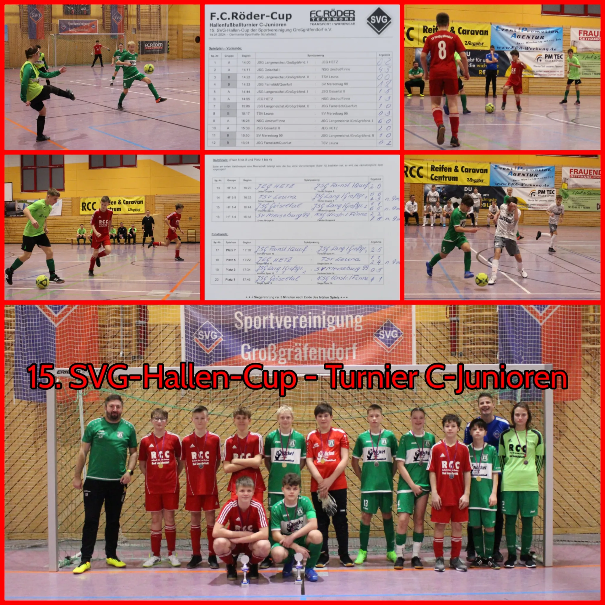 15. SVG-Hallen-Cup - Spannendes Finale bei den C-Junioren