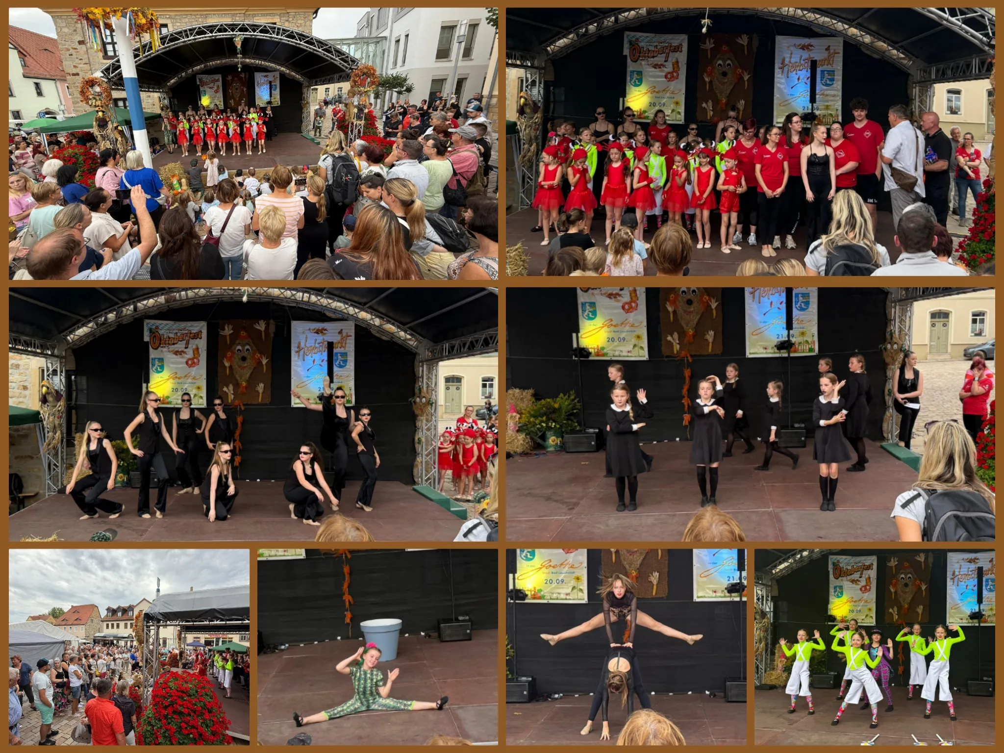 Tolle Tänze auf dem Bad Lauchstädter Herbstmarkt 🍁🍂🍃