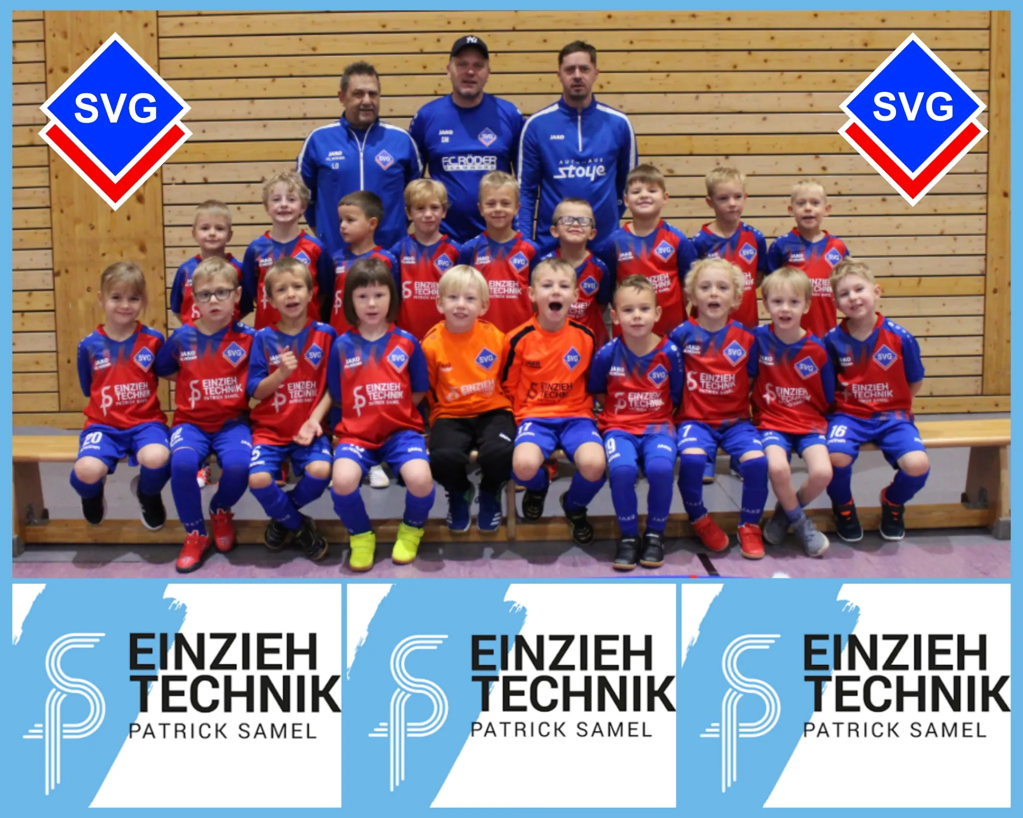 Einziehtechnik Patrick Samel GmbH mit toller Überraschung für SVG-Bambini