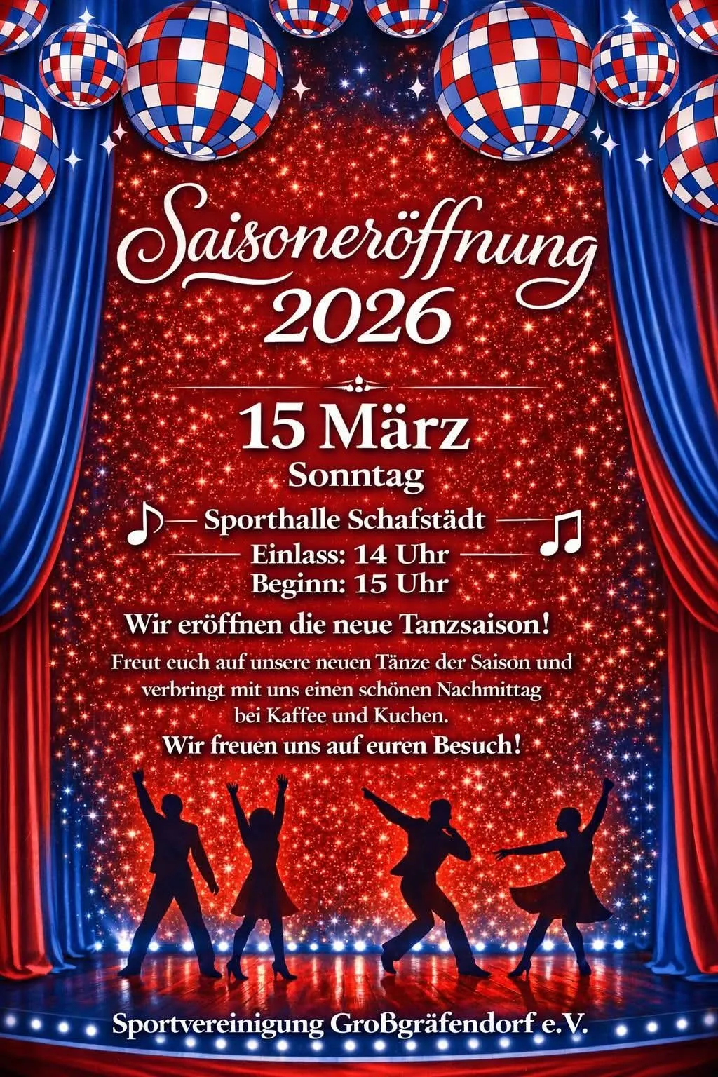 Eröffnungsgala Tanzen am 15. März