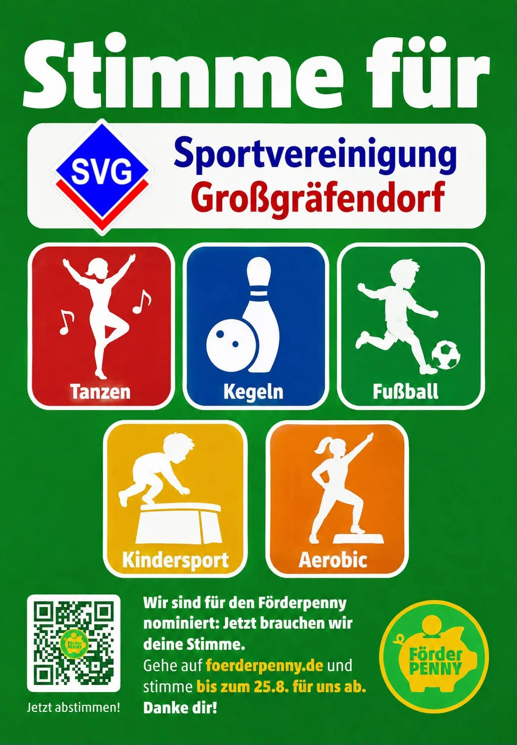 Täglich für den Förderpenny abstimmen!