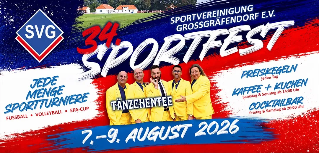 Sportfest 2026 - 80 Jahre Vereinsfußball in Großgräfendorf