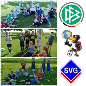 F- und G-Junioren absolvieren DFB-Kinderbewegungs-Abzeichen