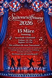 Eröffnungsgala Tanzen am 15. März