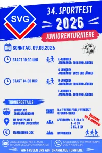 Einladung zu Juniorenturnieren am 9. August