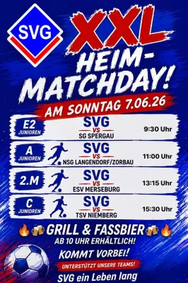 (2M) Grill und Fassbier beim XXL Heim-Matchday