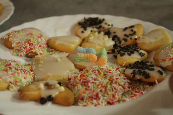 Weihnachtsplätzchen backen der F-Junioren