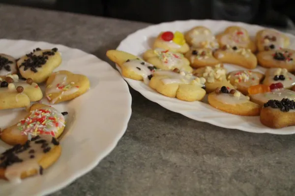 Weihnachtsplätzchen backen der F-Junioren