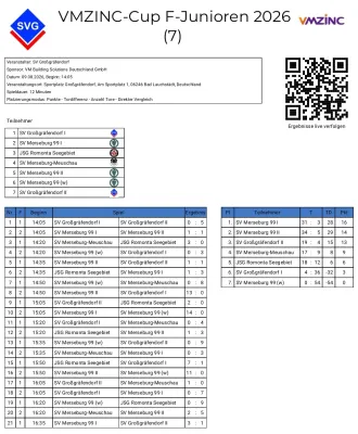 09.08.2026 Sportfest SVG vs. SV Großgräfendorf