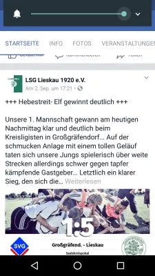 02.09.2017 SV Großgräfendorf vs. LSG Lieskau 1920